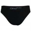 Férfi varrat nélküli alsónadrág Gino bambusz fekete (51003)