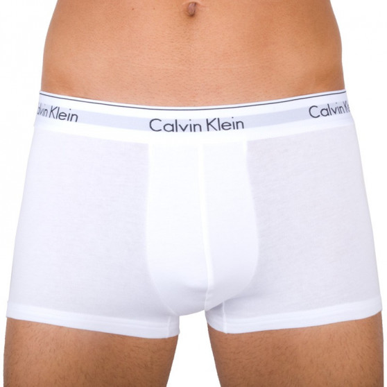 2PACK fehér Calvin Klein férfi boxeralsó (NB1086A-100)