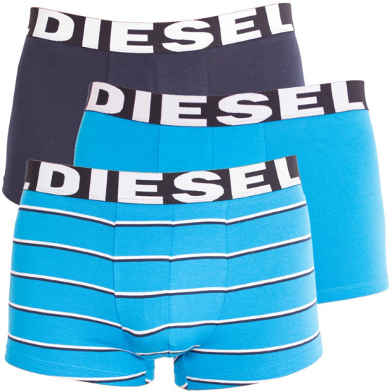3PACK kék Diesel férfi boxeralsó (00SAB2-0PAPV-03)