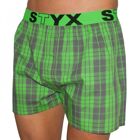 Tarka férfi klasszikus boxeralsó Styx sport gumi (B509)