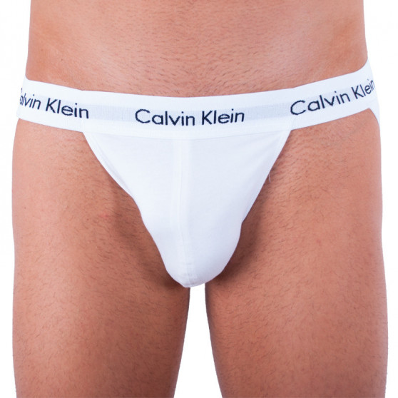 2PACK Férfi jocks Calvin Klein fehér (NB1354A-100)