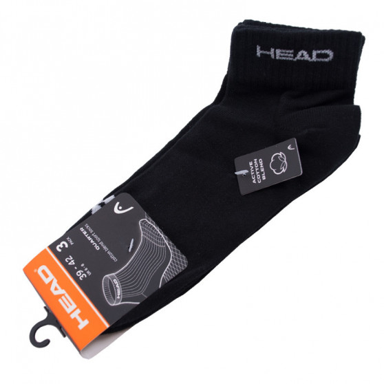 3PACK fekete HEAD zokni (761011001 200)
