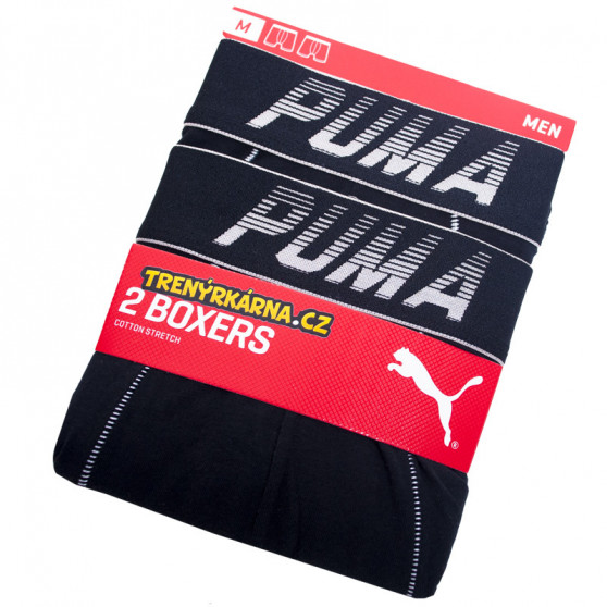 2PACK fekete Puma férfi boxeralsó (681004001 288)