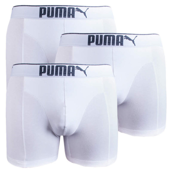 3PACK fehér Puma férfi boxeralsó (681030001 300)