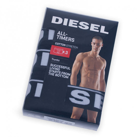 3PACK fekete Diesel férfi boxeralsó (00ST3V-0JKKB-E4101)