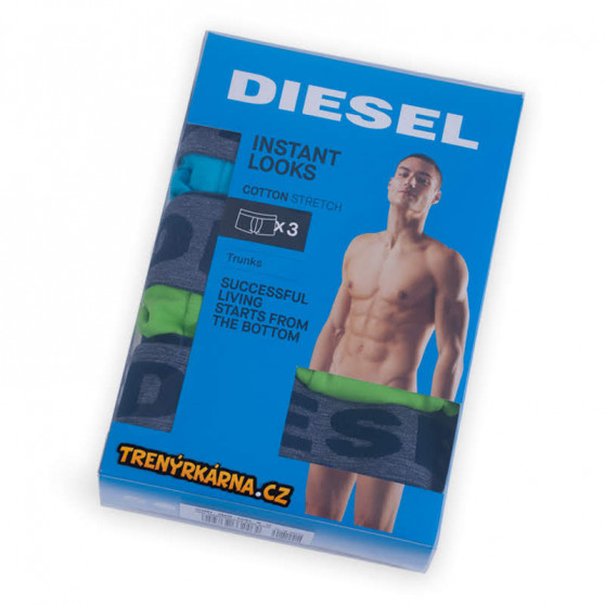 3PACK többszínű Diesel férfi boxeralsó (00SAB2-0BATB-E4064)