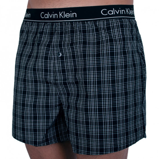 2PACK tarka slim fit Calvin Klein Férfi klasszikus boxeralsó (NB1544A-KGW)