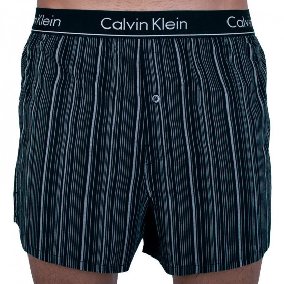 2PACK tarka slim fit Calvin Klein Férfi klasszikus boxeralsó (NB1544A-KGW)