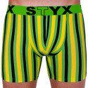 Férfi boxeralsó Styx hosszú sport gumi többszínű gumi többszínű (U865)