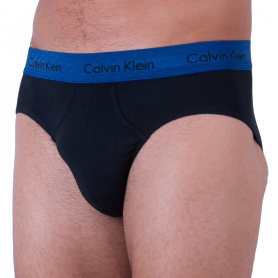 3PACK Fekete Calvin Klein férfi slip alsónadrág (U2661G-QXC)