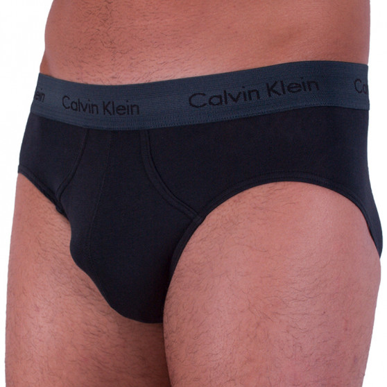 3PACK Fekete Calvin Klein férfi slip alsónadrág (U2661G-SXZ)