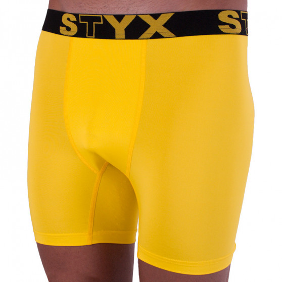 Férfi funkcionális boxeralsó Styx sárga (W963)