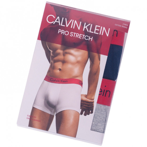 2PACK tarka Calvin Klein férfi boxeralsó (NB1463A-JDY)