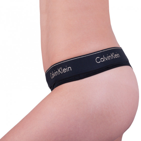 Fekete Calvin Klein női tanga (QF5044E-7LN)