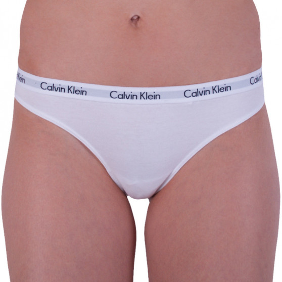 3PACK tarka Calvin Klein női tanga (QD3587E-YS3)