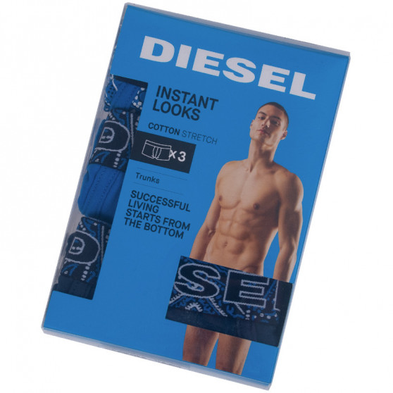 3PACK kék Diesel férfi boxeralsó (00ST3V-0DAVM-E4289)