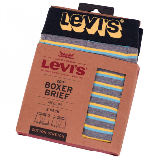 2PACK többszínű Levis férfi boxeralsó (995004001 758)