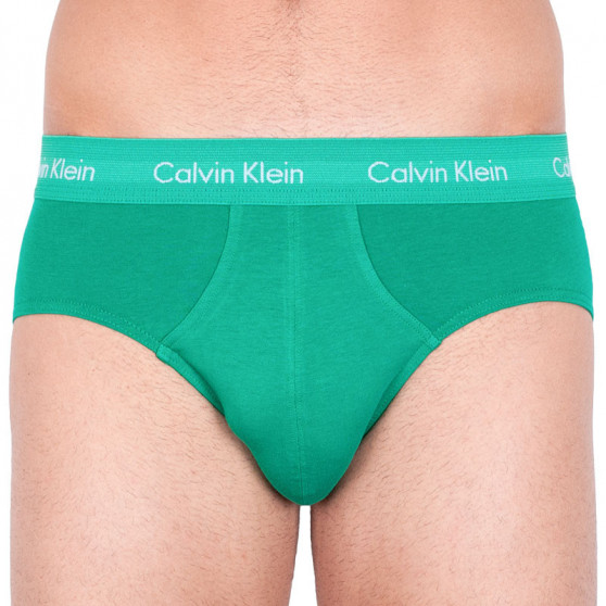 3PACK Férfi slip alsónadrág Calvin Klein tarka (U2661G-PYY)