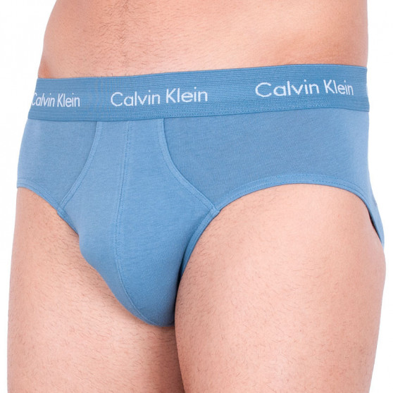 3PACK Férfi slip alsónadrág Calvin Klein tarka (U2661G-PYY)