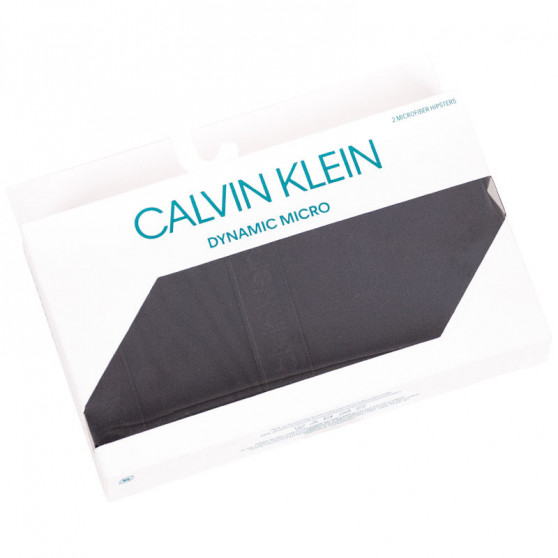 2PACK fekete Calvin Klein női alsók (QD3696E-001)