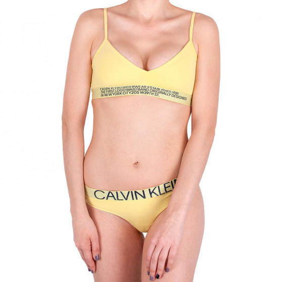 Sárga Calvin Klein női alsók (QF5183E-HZY)