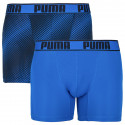 2PACK férfi boxeralsó Puma sport kék (591010001 056)