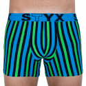 Férfi boxeralsó Styx hosszú sport gumi többszínű gumi többszínű (U862)