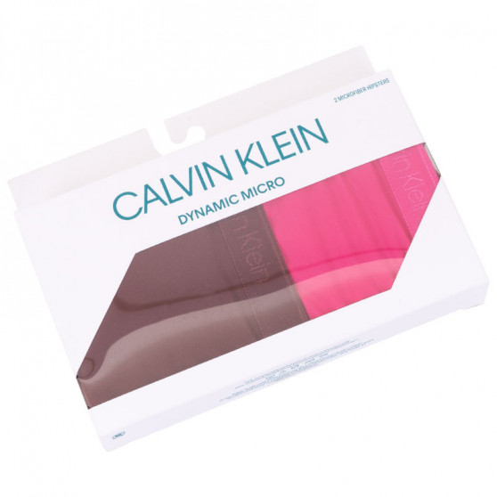 2PACK tarka Calvin Klein női alsók (QD3696E-TMU)