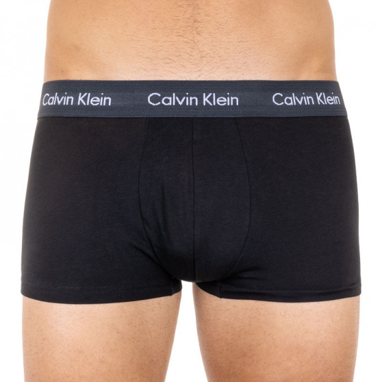 3PACK fekete Calvin Klein férfi boxeralsó (U2664G-JYJ)