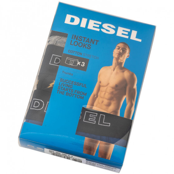 3PACK tarka Diesel férfi boxeralsó (00ST3V-0SAWU-E4906)