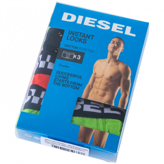 3PACK többszínű Diesel férfi boxeralsó (00ST3V-0WAVB-E4911)