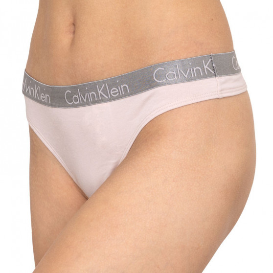 3PACK tarka Calvin Klein női tanga (QD3590E-RJV)