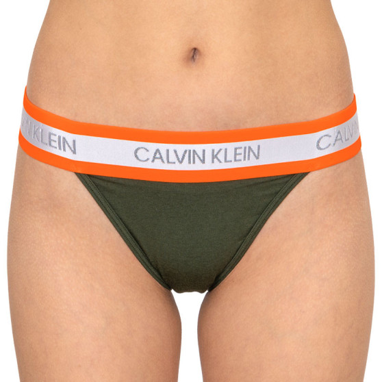 Női bugyi Calvin Klein zöld (QF5571E-FDX)