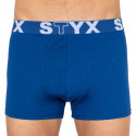 Nagyméretű sötétkék férfi boxeralsó Styx sport gumi (R968)