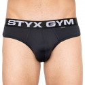 Férfi alsónadrág Styx funkcionális sport gumi fekete (S740)