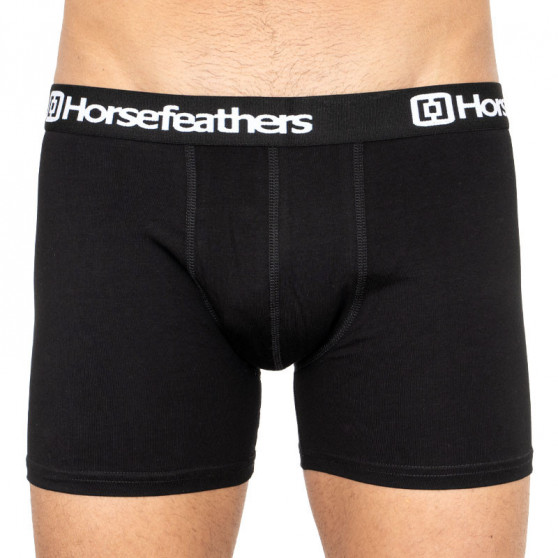 3PACK fekete Horsefeathers férfi boxeralsó (AM067A)