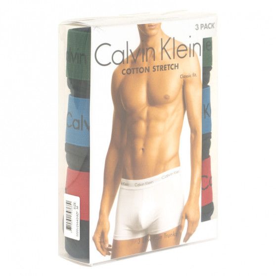 3PACK fekete Calvin Klein férfi boxeralsó (U2664G-BZP)