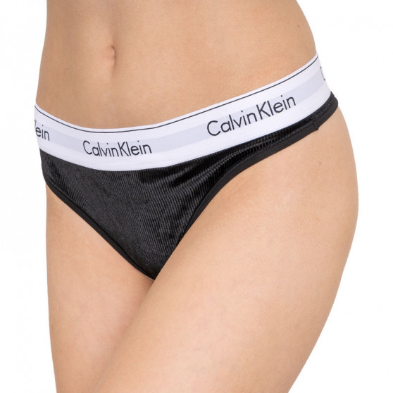 Fekete Calvin Klein női tanga (QF5512E-001)
