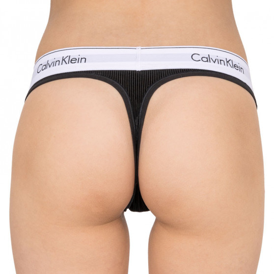 Fekete Calvin Klein női tanga (QF5512E-001)