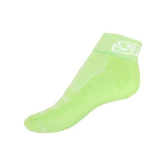Styx Fit zöld zokni fehér felirattal (H275)