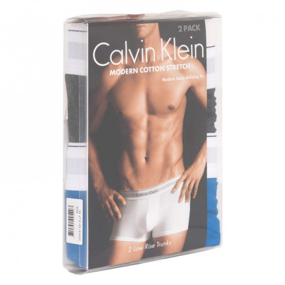 2PACK tarka Calvin Klein férfi boxeralsó (NB1541A-LJP)