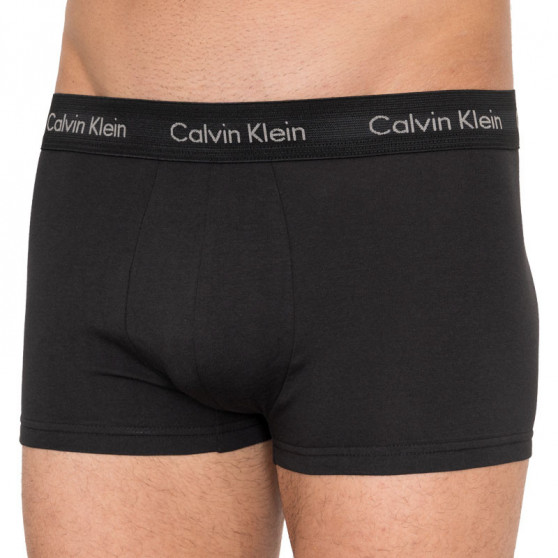 3PACK fekete Calvin Klein férfi boxeralsó (U2664G-JKV)