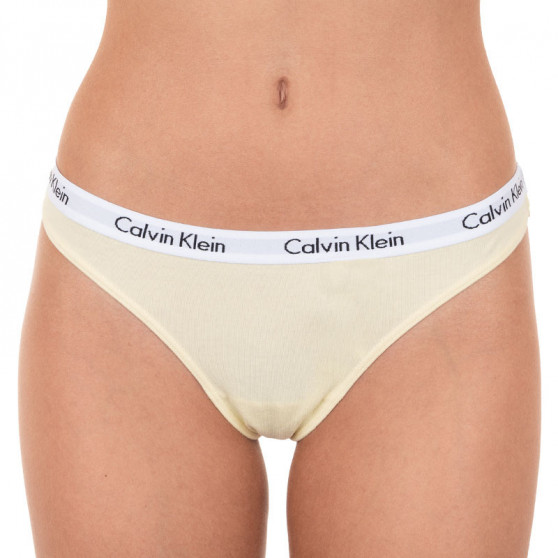 3PACK tarka Calvin Klein női tanga (QD3587E-OPB)