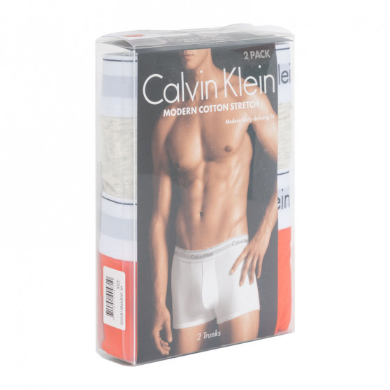 2PACK tarka Calvin Klein férfi boxeralsó (NB1086A-DNX)