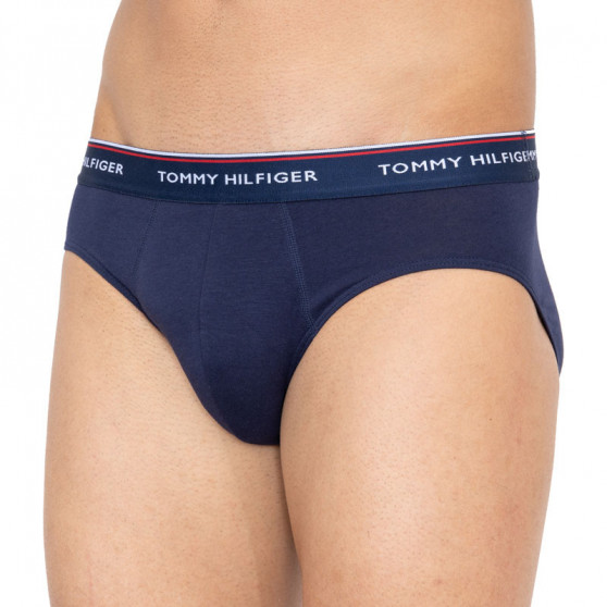 3PACK sötétkék Tommy Hilfiger férfi slip alsónadrág (UM0UM01655 0XN)