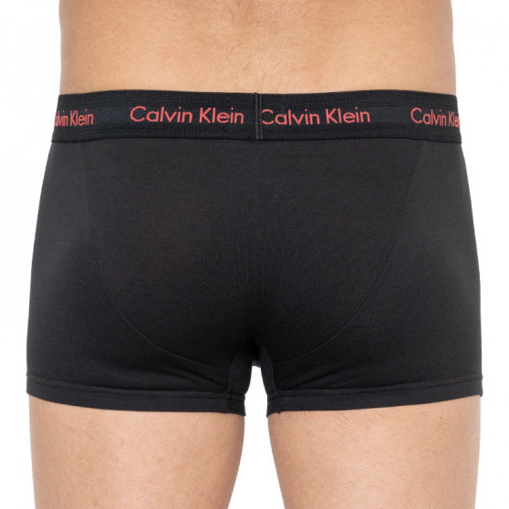 3PACK fekete Calvin Klein férfi boxeralsó (U2664G-WHB)
