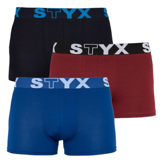 3PACK tarka férfi boxeralsó Styx sport gumi (G961681060)