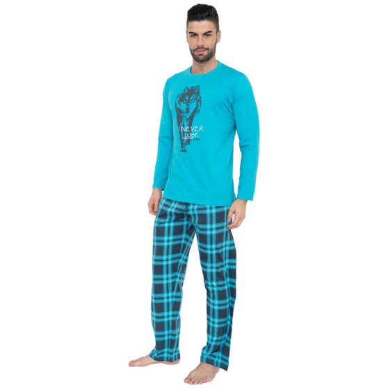 Kék Gino férfi pizsama (79055)