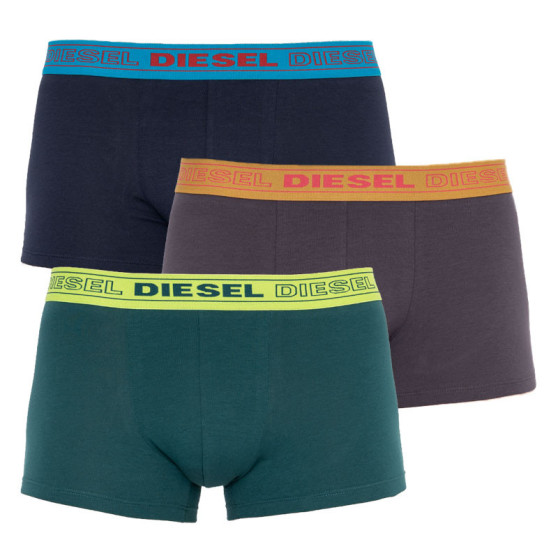 3PACK többszínű Diesel férfi boxeralsó (00CKY3-0SAWM-E5022)