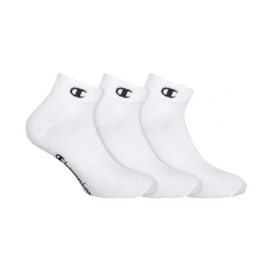 3PACK fehér Champion zokni (Y08QH-8V0)